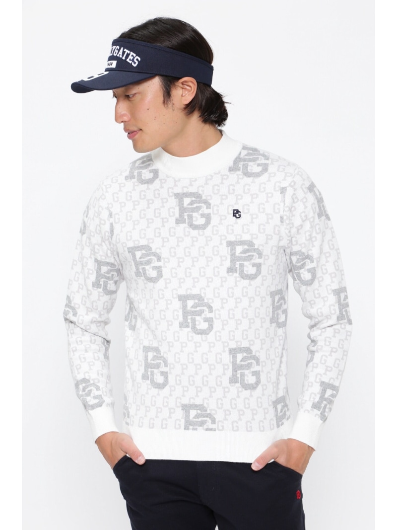 楽天市場】PEARLY GATES カシミヤタッチ ハイネックニットプルオーバー