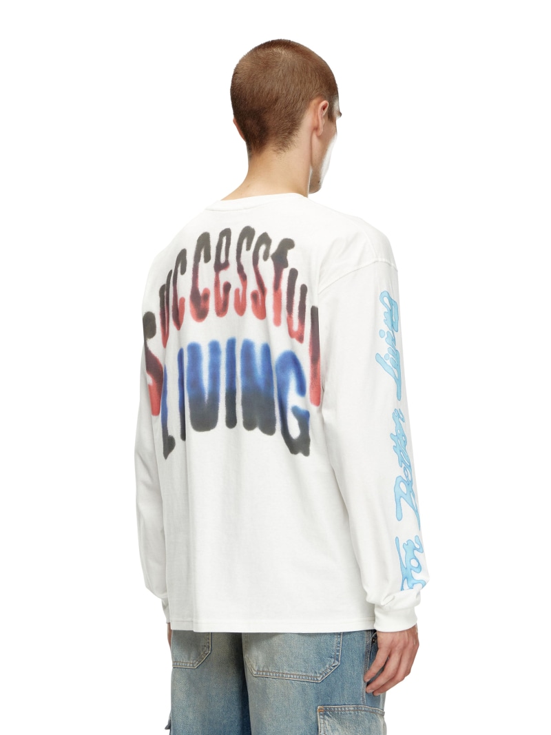 楽天市場】【SALE／40%OFF】DIESEL メンズ Tシャツ 長袖 グラフィック