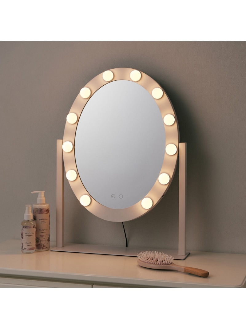 楽天市場】Francfranc フッツェ ハリウッドミラー ラウンド L ホワイト