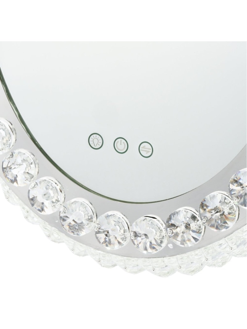 楽天市場】Francfranc ブリエ ハリウッドミラー ラウンド 調光 調色