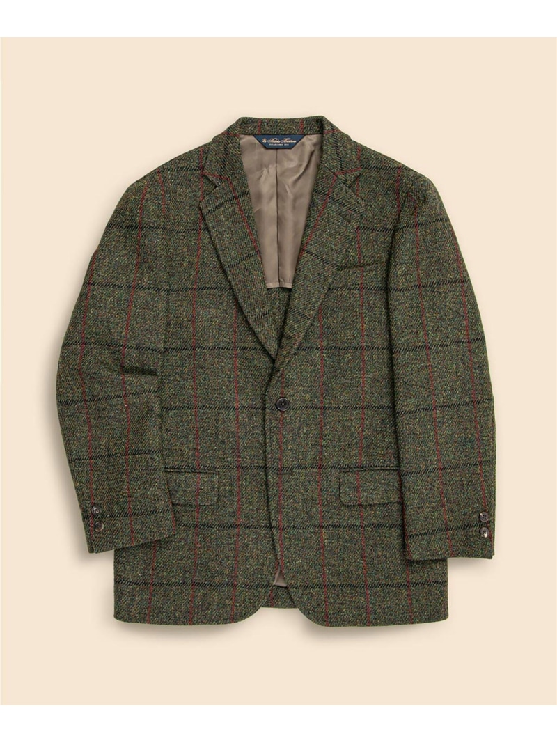 楽天市場】ハリスツイード ジャケット（カラーグリーン）（メンズ