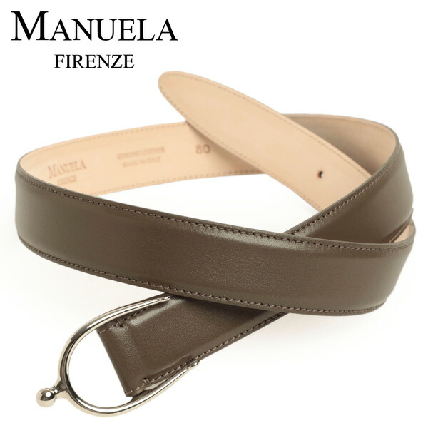 楽天市場】MANUELA マヌエラ ベルト レディース レザー シルバー