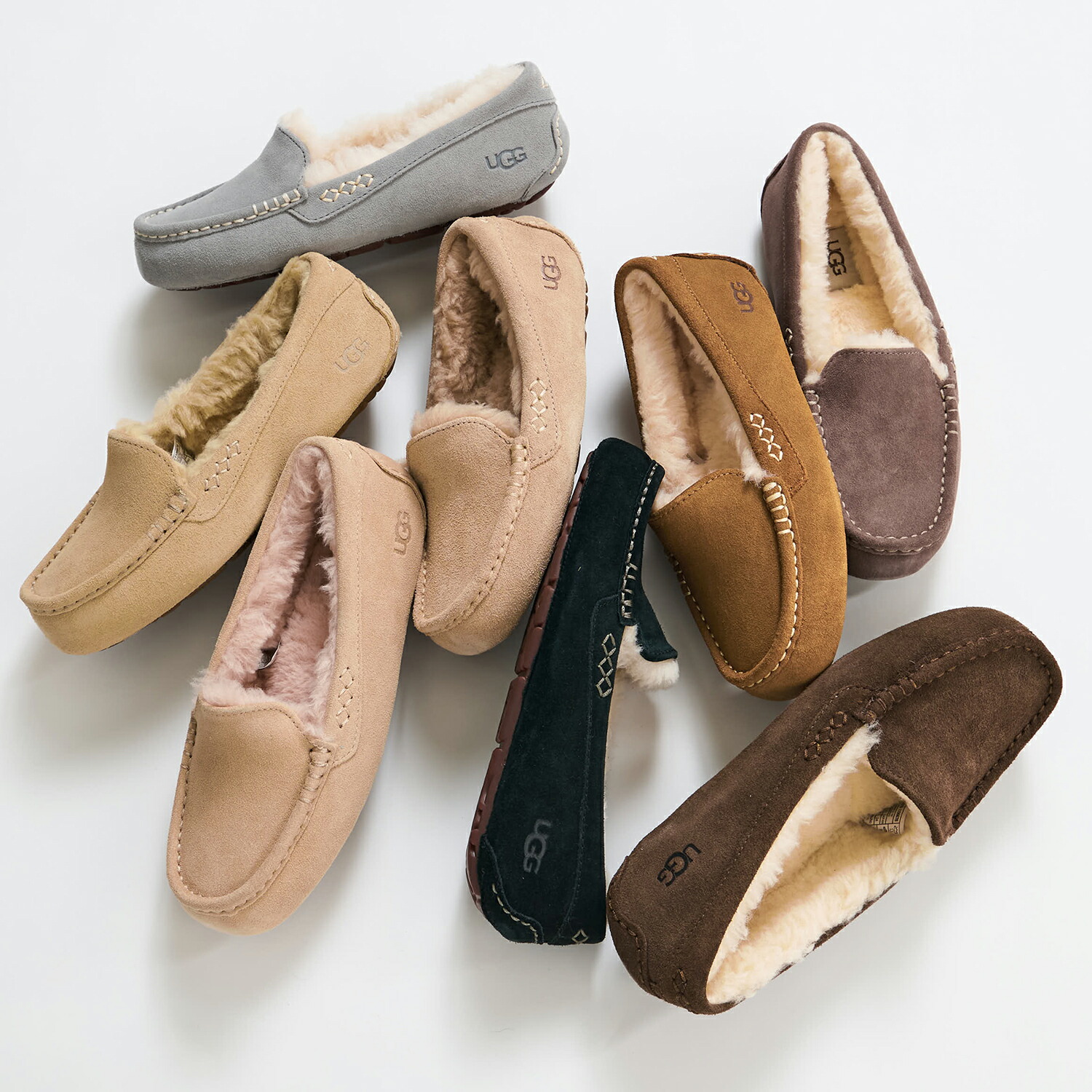 UGG ANSLEY モカシン 23cm チョコレート UGG Ansley モカシン 23cm