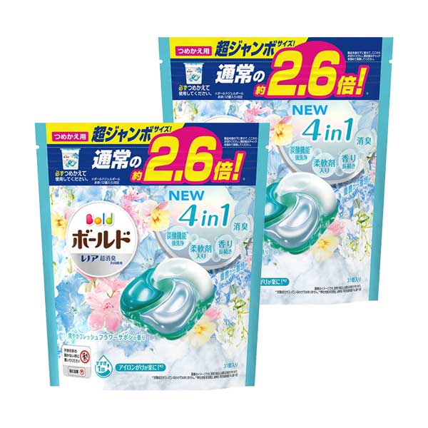 ボールドジェルボール フレッシュフラワーサボン 31個×12袋セット