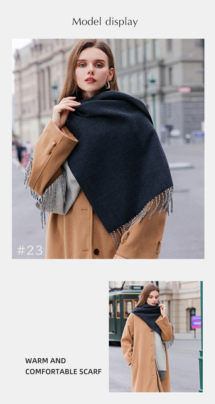 楽天市場】ストール カシミヤ 大判 マフラー 大判ストール 厚手