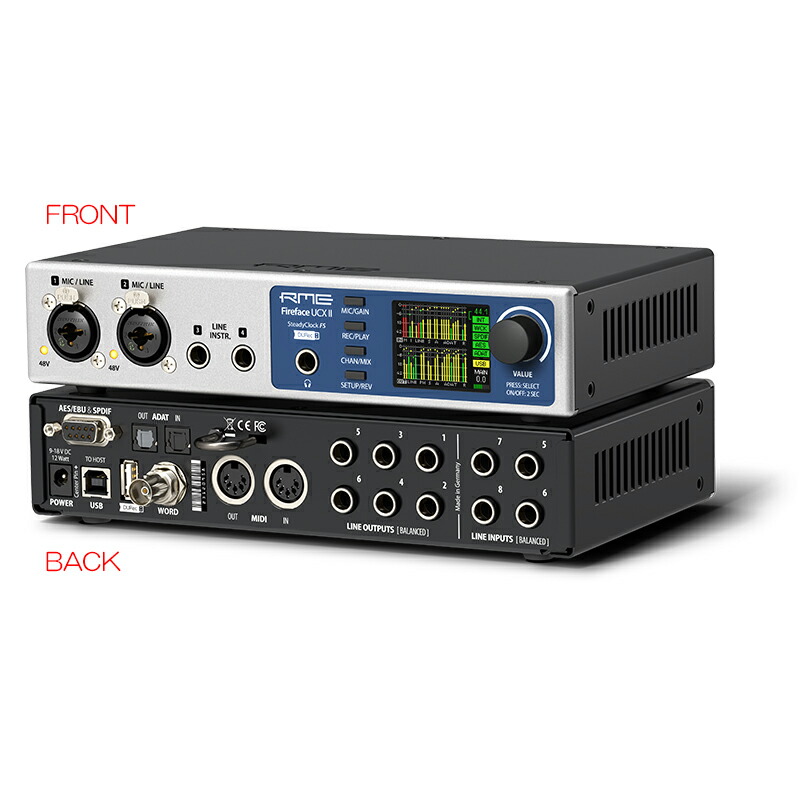 楽天市場】rme fireface ucx オーディオインターフェイスの通販