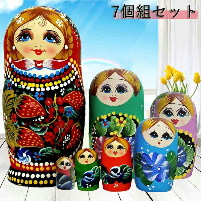 楽天市場】マトリョーシカ ロシア クリスマス 人形 民芸品 土産物
