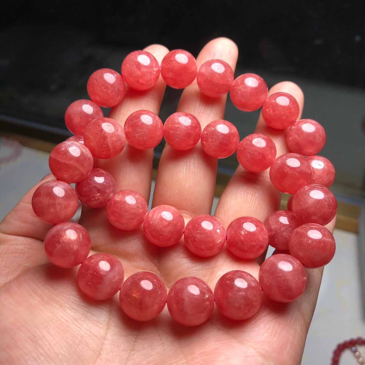 楽天市場】高品質 6A天然 アイスインカローズブレスレット インカ