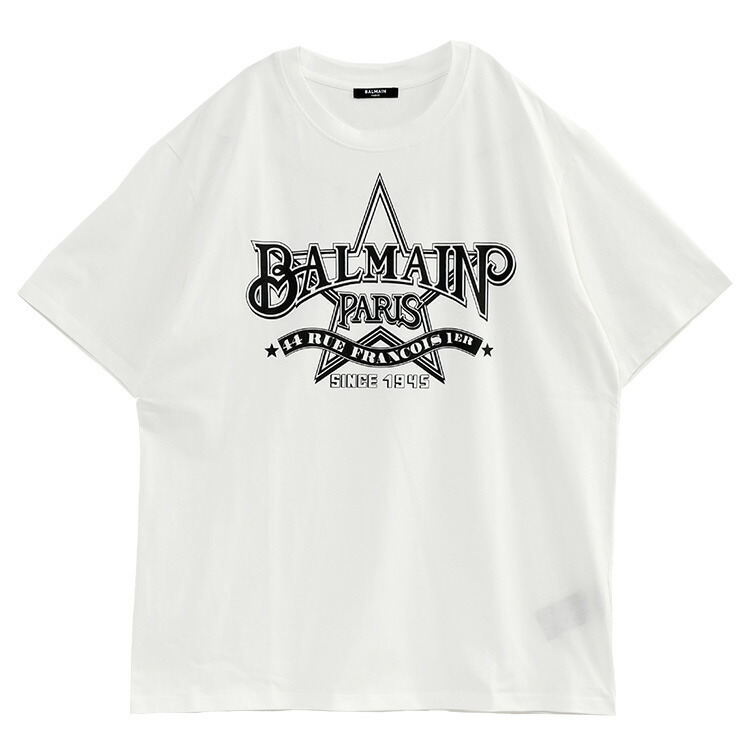 楽天市場】バルマン BALMAIN スター Tシャツ CH1EG000GD29-GAB【新作