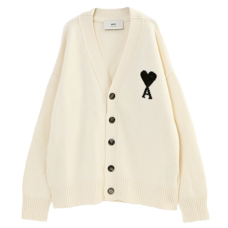 楽天市場】アミ AMI Paris Ami De Coeur カーディガン UKC367.018-151