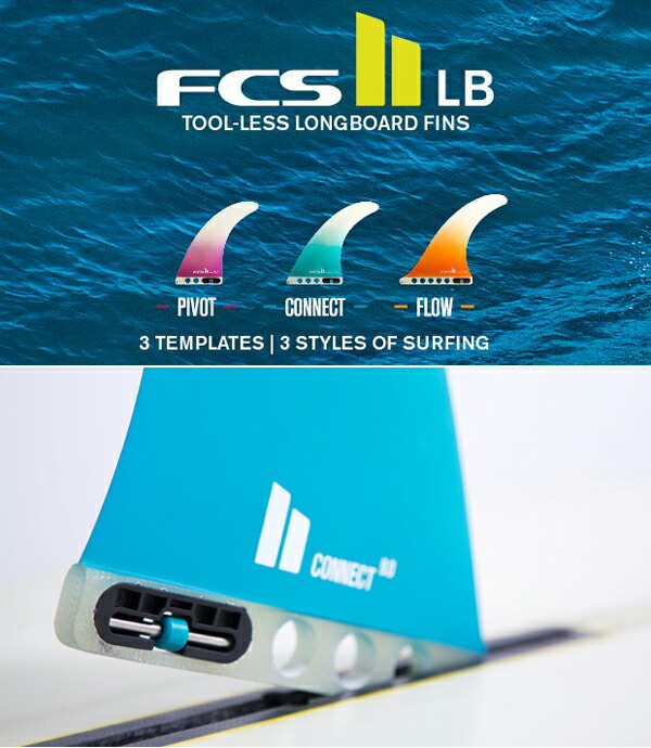 楽天市場】送料無料 FCS2 エフシーエス フィン ロングボード コネクト