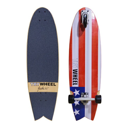楽天市場】送料無料 TRYWHEEL トライウィール 3輪スケートボード