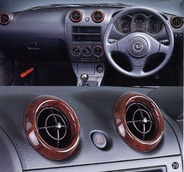 楽天市場】『コペン』 純正 L880 ウッド調レジスターパネル パーツ