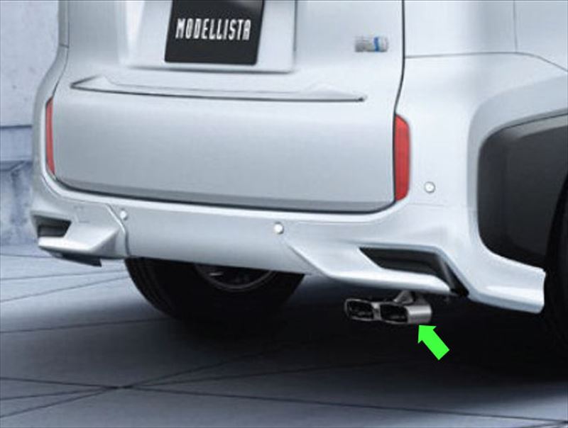 楽天市場】『シエンタ』 純正 FXE FKS MODELLISTA マフラーカッター