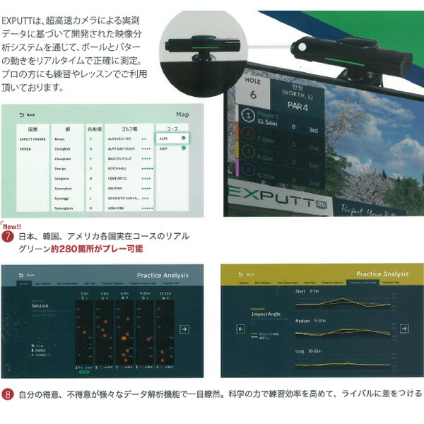 楽天市場】【SKY TRAK／スカイトラック】EXPUTT RG パターゴルフ