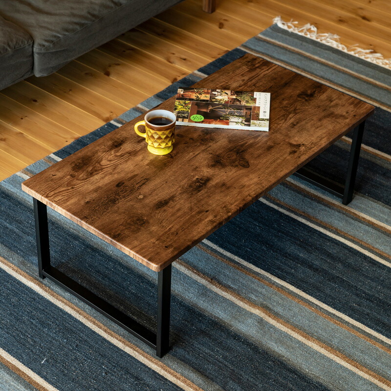 楽天市場】送料無料 センターテーブル ヴィンテージ 風 幅90cm Lingle