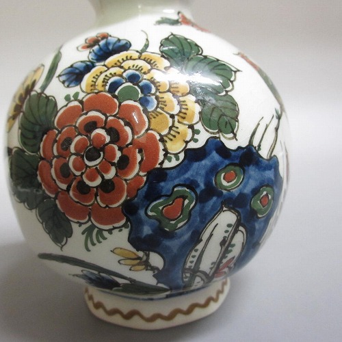 デルフト焼き RAM 印 花瓶 オランダ製 デルフト焼き RAM 印 花瓶