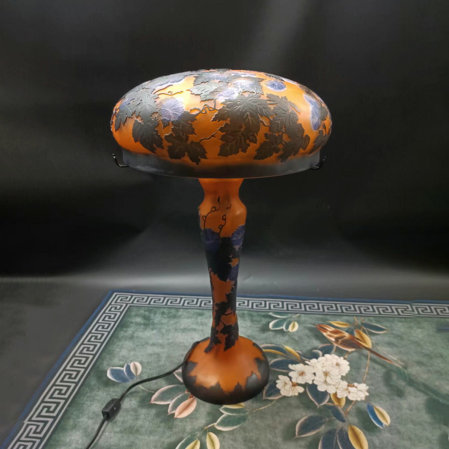 楽天市場】ガレランプ アールヌーボーランプ 卓上 照明 エミール ガレ