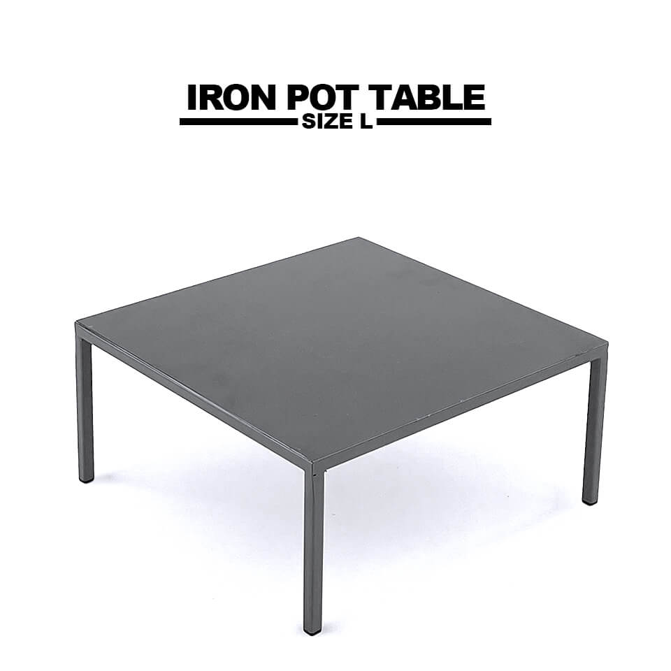 楽天市場】IRON POT TABLE【size L】アイアンポットテーブルLサイズ