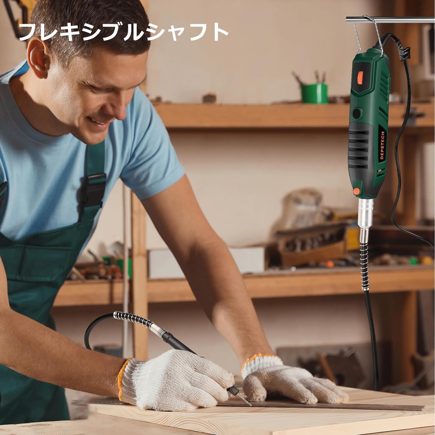 楽天市場】ミニルーターセット 6段変速 40000RPM 電動 リューター