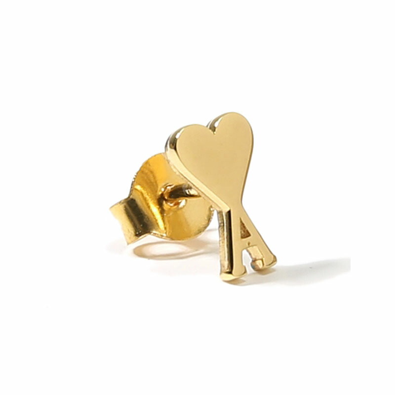 楽天市場】HE&SHE [送料無料] AMI PARIS アミパリス ハートロゴピアス