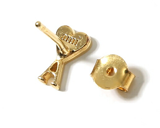 楽天市場】HE&SHE [送料無料] AMI PARIS アミパリス ハートロゴピアス