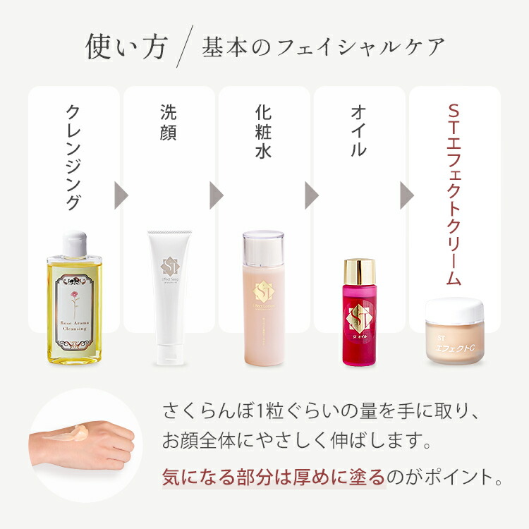 楽天市場】【3日間12%OFF】エフェクトクリーム STオイル スキンケア