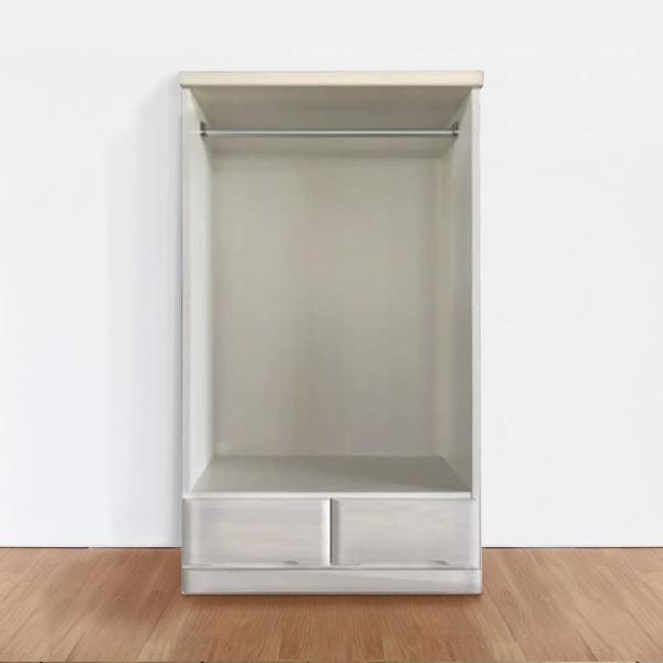 楽天市場】白 アンティーク調（クローゼット・ワードローブ｜収納家具