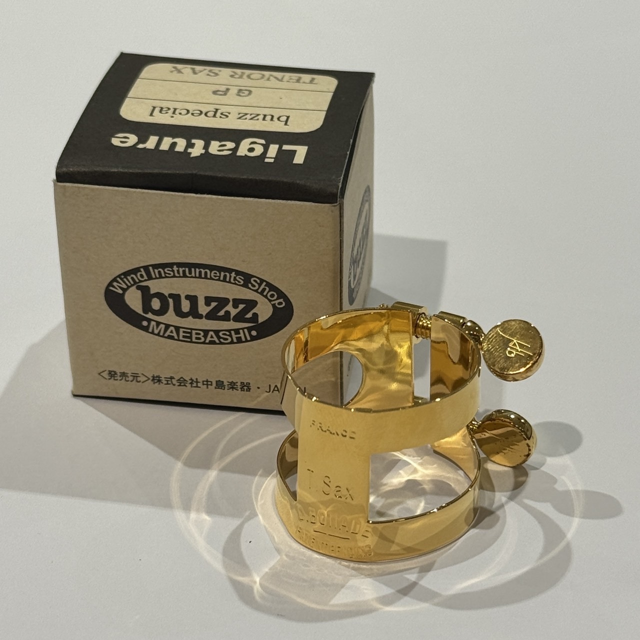 楽天市場】BG アルトサックス リガチャー(キャップ付) DUO(デュオ) LD1