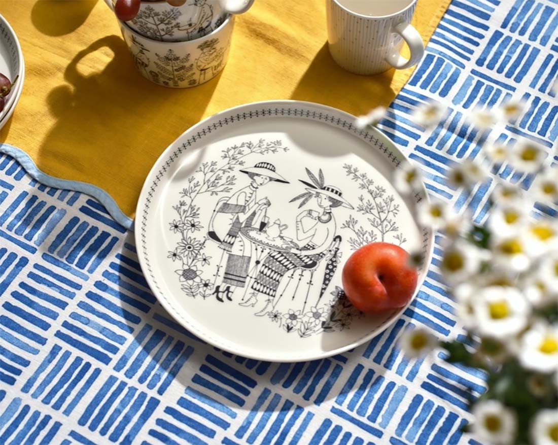 楽天市場】ARABIA アラビア Emilia エミリア プレート 10.5cm 19cm