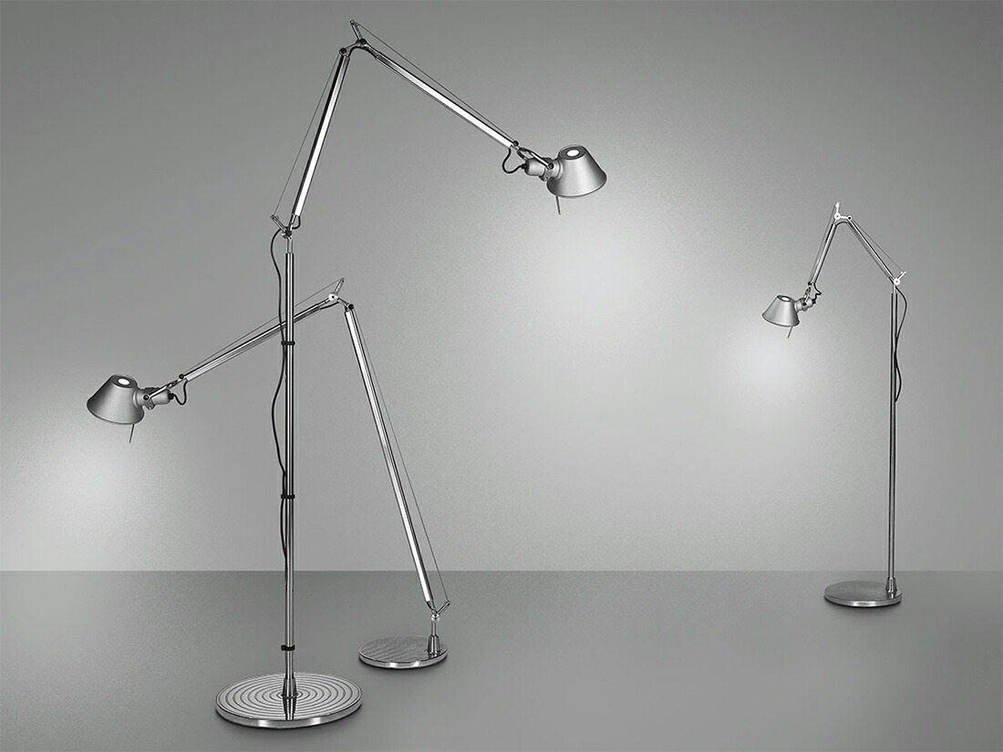 楽天市場】Artemide アルテミデ TOLOMEO Reading FLOOR LED Aluminium