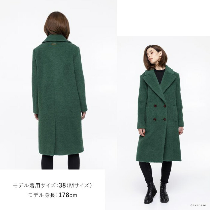 楽天市場】ダブルブレスト チェスターコート レディース ワイドカラー