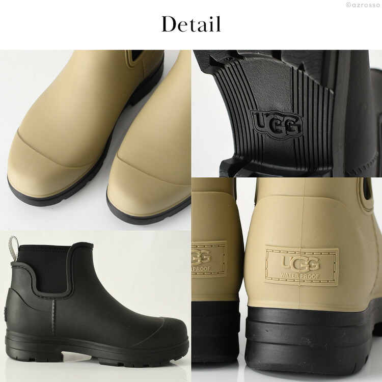 楽天市場】正規品 UGG サイドゴア レインブーツ ショート ブーツ