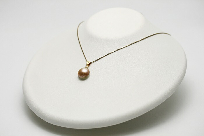 楽天市場】マベ真珠パールペンダントトップ グリーンブラウンカラー