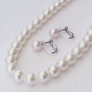 楽天市場】 パールセット商品（真珠ネックレス・指輪・イヤリング