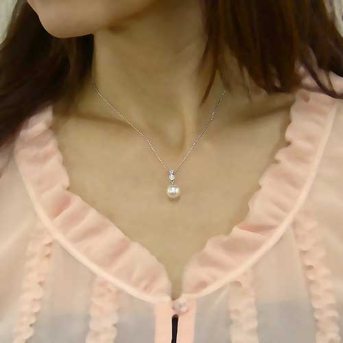 楽天市場】【10%OFF 12/11 1:59まで】ペンダントトップ ダイヤ あこや