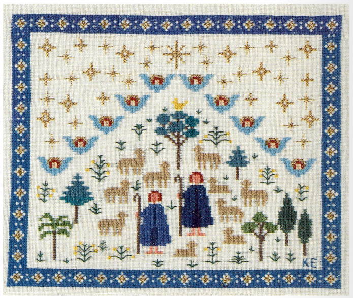 楽天市場】フレメ クロスステッチ刺しゅうキット 【クリスマスの羊飼い