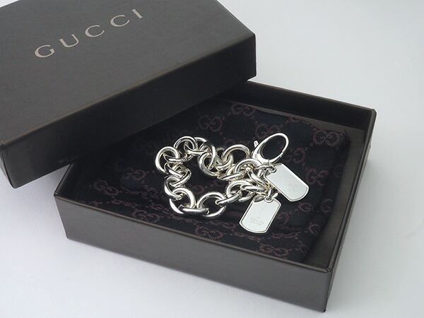 楽天市場】◇ミウラ◇グッチ GUCCI ドッグタグ ダブルタグ チェーン