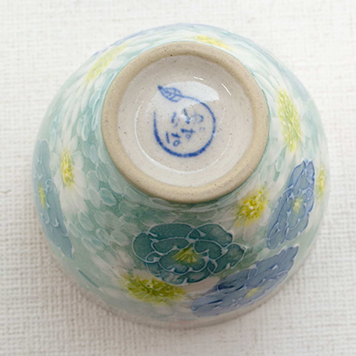 楽天市場】工房ゆずりは 湯呑 青彩小花 陶器 湯呑プレゼント 湯呑