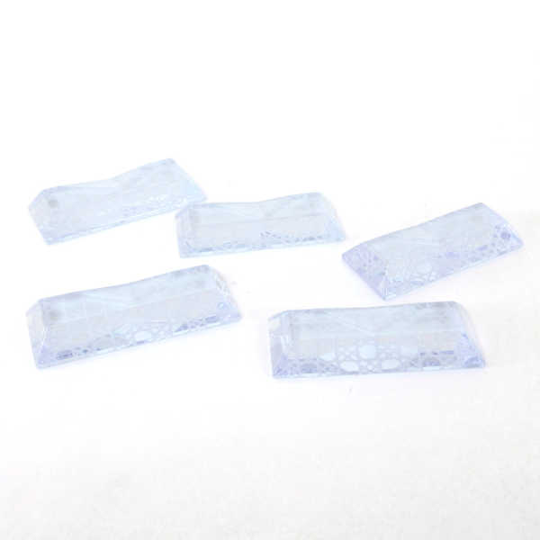 楽天市場】箸置き おしゃれ ガラス 5個セット クリスタル切子 フラット