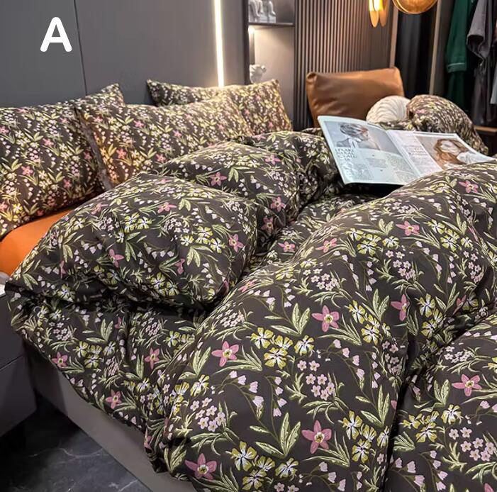 楽天市場】【送料無料】布団カバーセット 小花柄 レトロ 可愛い 綿100