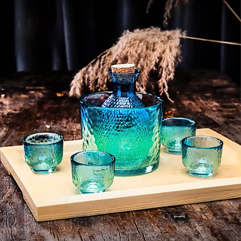 楽天市場】冷酒器 ガラス徳利セット 和酒徳利セット 酒器セット 保温