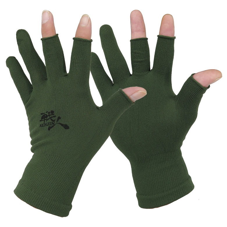 楽天市場】【戦人】フィットインナー 3フィンガーレス（2双組