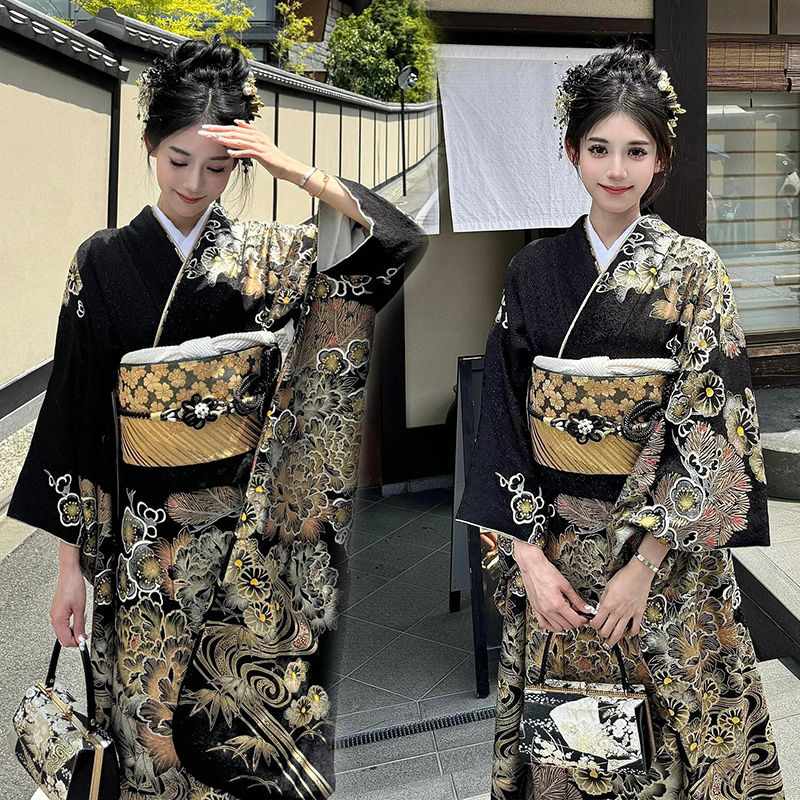 楽天市場】浴衣 黒 レディース 浴衣 セット 女性 ゆかた 高校生 浴衣