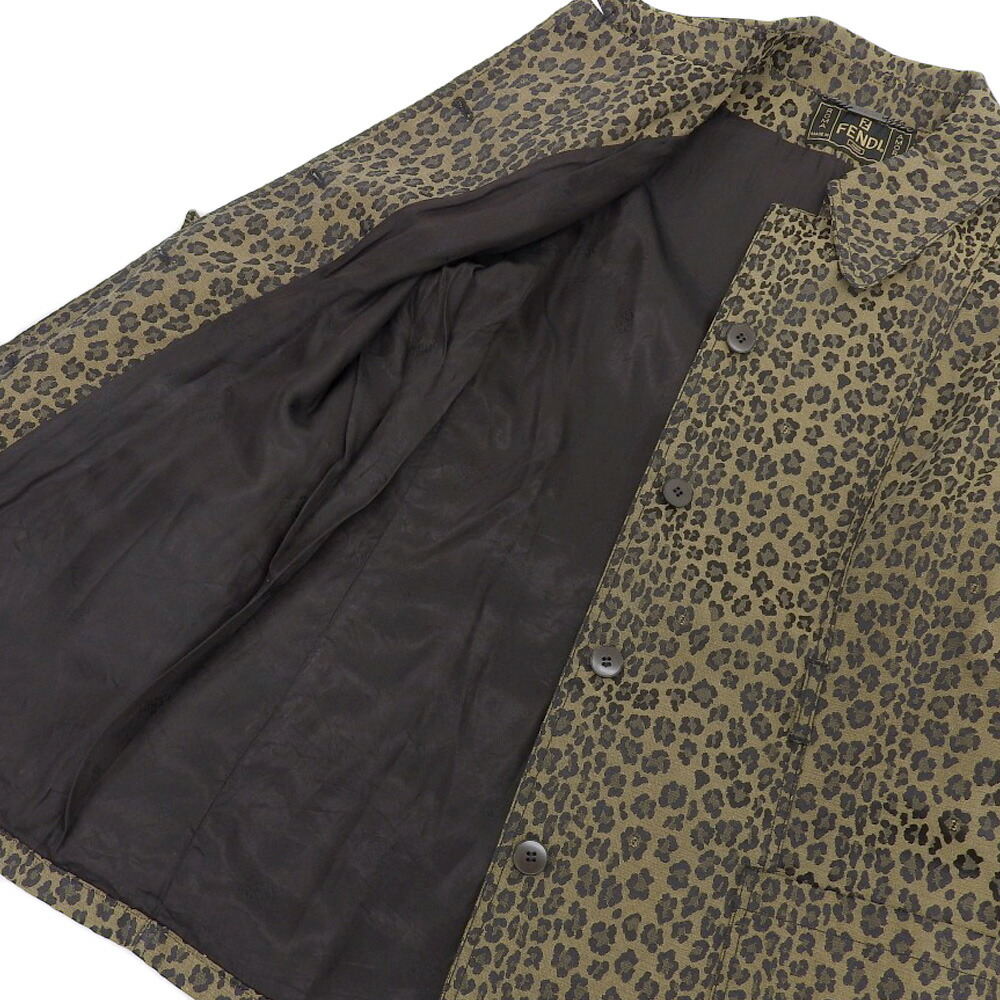 楽天市場】【本物保証】 超美品 フェンディ FENDI ヒョウ柄 ジャケット