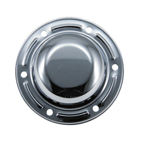 楽天市場】メッキフロントハブキャップ 左右2個セット メッキボルト付