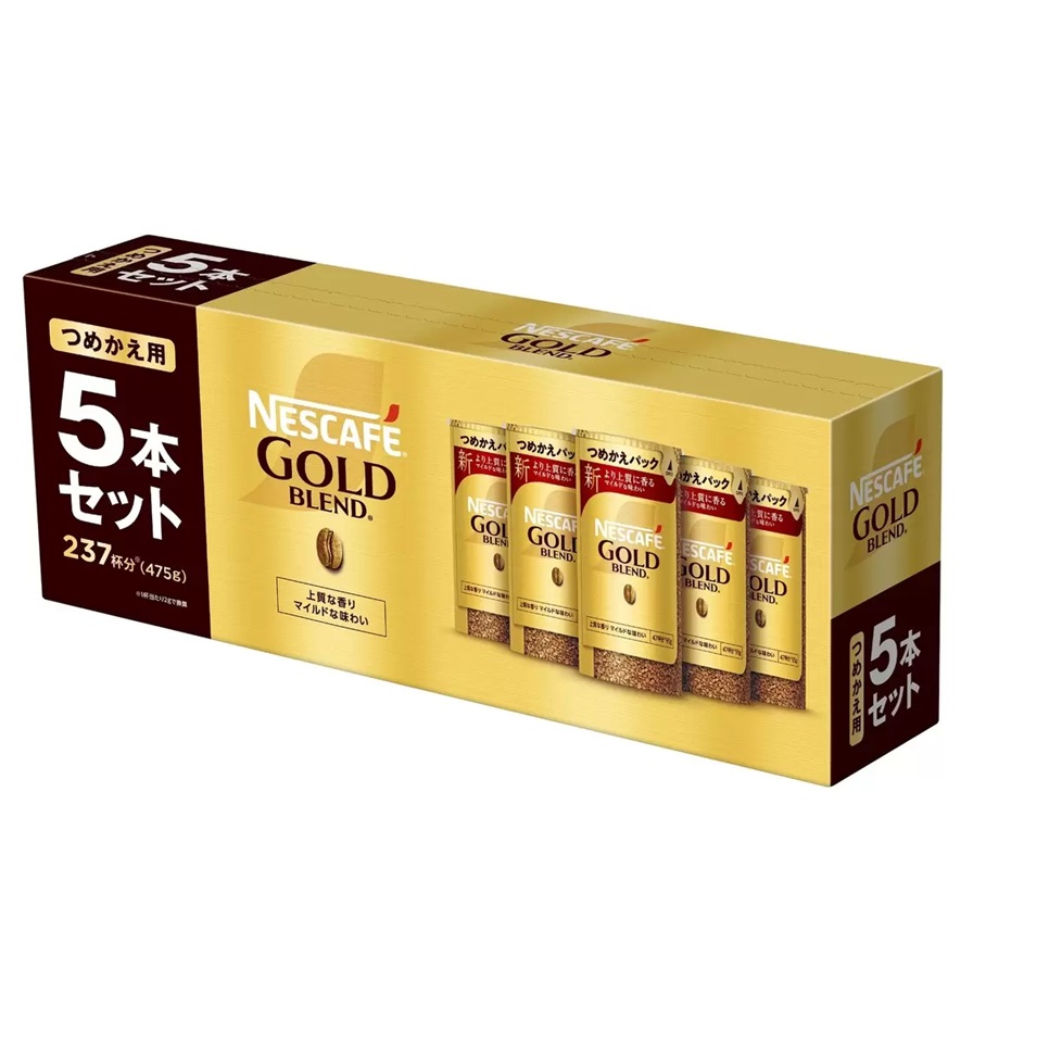 楽天市場】ネスカフェ ゴールドブレンド エコ＆システムパック 95g×5本