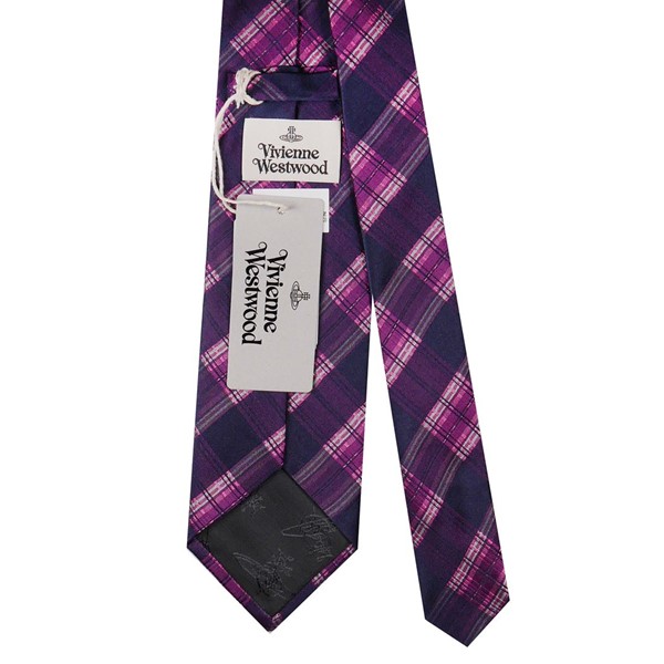楽天市場】ヴィヴィアンウェストウッド ネクタイ チェック系 フクシア