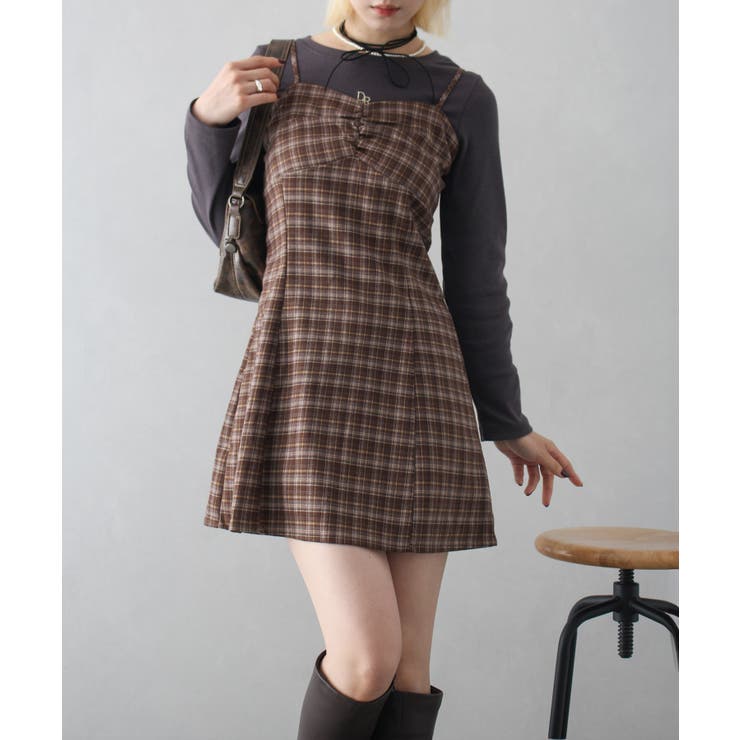 楽天市場】【10％OFFクーポン！配布中！】SpRay チェックキャミミニ