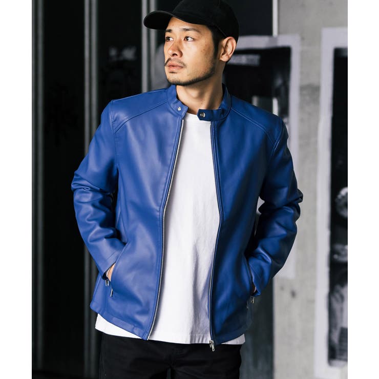 楽天市場】Rocky Monroe ライダースジャケット レザージャケット 革